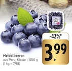 EDEKA Riederich - Heidelbeeren Angebot im Prospekt Heidelbeeren bei EDEKA im Riederich Prospekt für 3,99 €