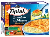 Brandade de Morue MSC Parmentier Surgelée - TIPIAK en promo chez Intermarché Hyper Antibes à 2,50 €