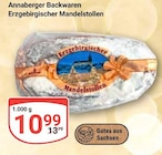 Aktuelles Erzgebirgischer Mandelstollen Angebot bei GLOBUS in Leipzig ab 10,99 €