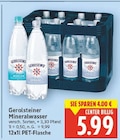 Mineralwasser von Gerolsteiner für 5,99 € bei E center im Angebot Mineralwasser von Gerolsteiner im aktuellen E center Prospekt