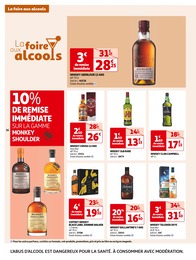 Prix et réduction Whisky dans le prospectus Auchan Supermarché en cours Offre Whisky dans le catalogue Auchan Supermarché du moment à la page 16