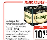 nah und gut Dresden - Freiberger Bier Angebot im Prospekt Freiberger Bier bei nah und gut im Dresden Prospekt für 10,49 €