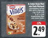 Vitalis Müsli bei nah und gut im Kubschütz Prospekt für 2,49 €