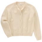 Aktuelle Blumen Angebote bei Ernstings family in Düsseldorf Aktuelles Mädchen Strickjacke mit Blumen-Applikation Angebot bei Ernstings family in Düsseldorf ab 19,99 €