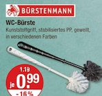 WC-Bürste im V-Markt Prospekt WC-Bürste von Bürstenmann im aktuellen V-Markt Prospekt für 0,99 €