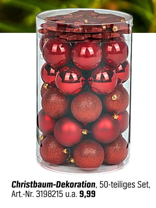 OBI Großwoltersdorf - Christbaum-Dekoration Christbaum-Dekoration Angebot bei OBI Großwoltersdorf im Prospekt WILLKOMMEN IM OBI WEIHNACHTSMARKT!