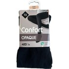 Collant opaque 40D - Carrefour à Montreuil Collant opaque 40D en promo chez Carrefour Montreuil à 2,49 €