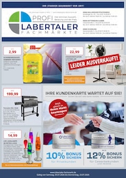 Der aktuelle Labertaler Fachmarkt Prospekt IHR STARKER BAUMARKT VOR ORT!