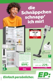 Samsung im EP: Prospekt in Sankt Augustin Aktueller EP: Prospekt mit Samsung, "die Schnäppchen schnapp' ich mir!", Seite 1