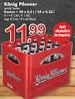 Aktuelle König Pilsener Angebote bei TOP Getränke in Düsseldorf Aktuelles Kasten Angebot bei TOP Getränke in Düsseldorf ab 11,99 €