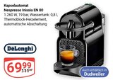 Aktuelles Nespresso Inissia EN 80 Angebot bei GLOBUS in Jena ab 69,99 €