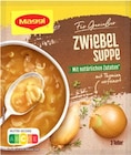Für Genießer Zwiebelsuppe oder Für Genießer Pfefferrahmsauce von Maggi für 0,79 € bei REWE im Angebot Für Genießer Zwiebelsuppe oder Für Genießer Pfefferrahmsauce von Maggi im aktuellen REWE Prospekt