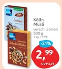 Müsli von Kölln im aktuellen budni Prospekt
