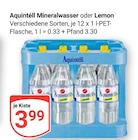 Mineralwasser oder Lemon im Angebot bei GLOBUS in Hürth Mineralwasser oder Lemon Angebote von Aquintell bei GLOBUS Hürth für 3,99 €