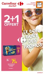 Catalogue Carrefour Market à Lux, avec 52 pages Prospectus Carrefour Market à Lux, "Le bon goût des promos", 52 pages, 02/08/2022 - 14/08/2022