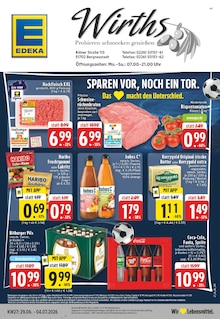 Bitburger im EDEKA Prospekt "Aktuelle Angebote" mit 24 Seiten (Gummersbach)
