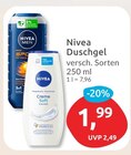Duschgel von Nivea für 1,99 € bei budni im Angebot Duschgel von Nivea im aktuellen budni Prospekt