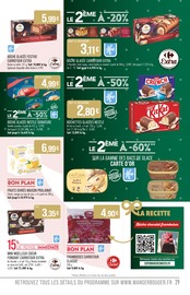 Promotion Glace dans le prospectus Supermarchés Match, valable du 09/12/2025 au 27/12/2025 Promo Glace dans le catalogue Supermarchés Match du moment à la page 29