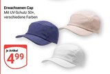 Erwachsenen Cap Angebote bei GLOBUS Speyer für 4,99 €