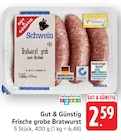 EDEKA Tübingen - Frische grobe Bratwurst Angebot im Prospekt Frische grobe Bratwurst bei EDEKA im Tübingen Prospekt für 2,59 €