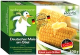 Deutscher Mais am Stiel von Schneemann für 3,39 € bei REWE im Angebot Deutscher Mais am Stiel von Schneemann im aktuellen REWE Prospekt