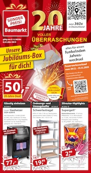 Sonderpreis Baumarkt Prospekt 20 JAHRE VOLLER ÜBERRASCHUNGEN mit 20 Seiten