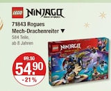 71843 Rogues Mech-Drachenreiter von LEGO Ninjago im aktuellen V-Markt Prospekt für 54,90 €