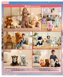 Promotion Peluche Ours dans le prospectus Auchan Hypermarché, valable du 16/10/2026 au 06/12/2026 Promo Peluche Ours dans le catalogue Auchan Hypermarché du moment à la page 6