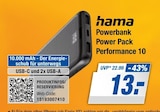 Powerbank Power Pack Performance 10 Angebote von hama bei expert Pinneberg für 13,00 €