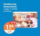 Küchentücher von Dick&Durstig im aktuellen V-Markt Prospekt für 1,88 €