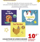 Collection de livres sonores - Éditions Gallimard Jeunesse Musique en promo chez Super U Collection de livres sonores - Éditions Gallimard Jeunesse Musique dans le catalogue Super U