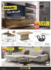 Aktueller BRAUN Möbel-Center Prospekt mit Couchtisch, "EXKLUSIVER PERSONALVERKAUF", Seite 4