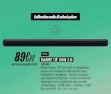 Blanc Brun Rosny-sur-Seine - Promo Barre de son 2.0 Promo Barre de son 2.0 à 89,90 € dans le catalogue Blanc Brun à Rosny-sur-Seine