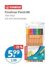 Fineliner Point 88 von Stabilo im aktuellen V-Markt Prospekt für 5,99 €
