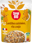 LENTILLES CUISINÉES RIZ ET SOJA CÉRÉAL BIO - CEREAL BIO dans le catalogue Auchan Supermarché