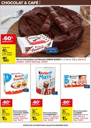 Offre Kinder dans le catalogue Carrefour du moment à la page 21