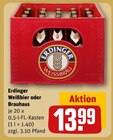 Weißbier oder Brauhaus Angebote von Erdinger bei REWE Stuttgart für 13,99 €