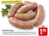 Salsiccia Fresca im Angebot bei EDEKA in Lahr Salsiccia Fresca Angebote bei EDEKA Lahr für 1,19 €