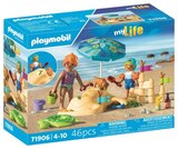 Famille jouant dans le sable à la plage - PLAYMOBIL - Carrefour à Cachan Famille jouant dans le sable à la plage - PLAYMOBIL en promo chez Carrefour Cachan à 13,90 €