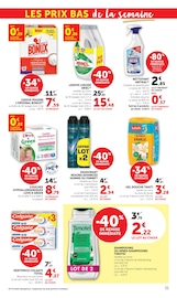 Lessive en promo dans le catalogue Hyper U à la page 21