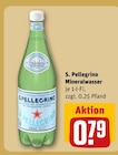 Mineralwasser von S. Pellegrino im aktuellen REWE Prospekt für 0,79 €