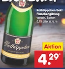 Sekt Flaschengärung bei Netto Marken-Discount im Saalfeld Prospekt für 4,29 €