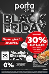 Aktueller porta Möbel Prospekt, "BLACK SALE", mit Angeboten der Woche, gültig von 29.11.2024 bis 29.11.2024