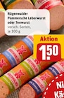 Pommersche Leberwurst Angebote von Rügenwalder bei REWE Bottrop für 1,50 €