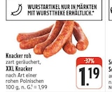 Knacker roh bei nah und gut im Falkenhain Prospekt für 1,19 €