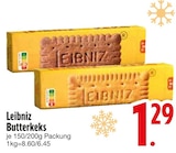 Butterkeks von Leibniz im aktuellen EDEKA Prospekt für 1,29 €