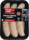 Saucisse blanche à griller aux herbes - METZGER MULLER - Intermarché Hyper Saucisse blanche à griller aux herbes - METZGER MULLER à 3,99 € dans le catalogue Intermarché Hyper