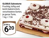 Sahnetorte Angebote von Globus bei GLOBUS Erftstadt für 6,20 €