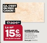 Promo Carrelage sol travertin stone à 15,90 € dans le catalogue Gedimat à Maintenon