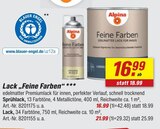 Feine Farben Sprühlack Angebote von Alpina bei toom Baumarkt Nordhausen für 16,99 €